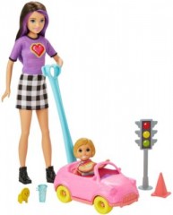 Mattel Barbie „Skipper Babysitters Inc. Autospielset mit Kleinkind-Puppe Автомобильный игровой набор Barbie Skipper Babysitters Inc. с куклой для малышей