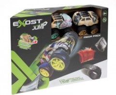 eXost Shox Mega Stunt Pack Friction Car Deluxe Spielset Shox Mega Stunt Pack Friction Car Deluxe Play Set