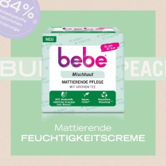 bebe Gesichtspflege Mattierende Pflege  Уход за лицом Матирующий уход