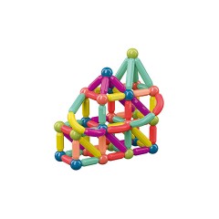 Debuy Starke magnetische Bauklotze Kinder Magnetspielzeug padagogische hundert andern magnetischen Stick Magnetische Stabe 130 Stuck verpackt Сильные магнитные строительные блоки
