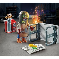 PLAYMOBIL PLAYMOBIL 70597 Schweisser mit Ausrustung Сварочный аппарат PLAYMOBIL 70597 с оборудованием