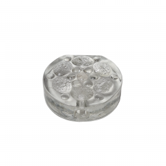 Ваза винтажная Walther Glas, хрустальное стекло с декором, 12 x 3,5 см, Германия, 1960-70гг.