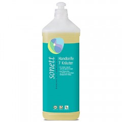 Sonett Handseife 7 Krauter Nachfullflasche 1000ml  Мыло для рук 7 трав, сменный флакон 1000 мл