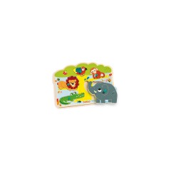 DJECO Konturenpuzzle mit Gerauschen Контурная головоломка с шумом