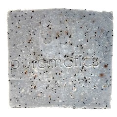 puremetics Peelende Fuss- und Handpflegeseife Aloe Vera Mohn  Отшелушивающее мыло для ухода за ногами и руками алоэ вера мак