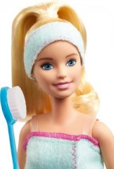 Mattel Barbie Wellness Spa Puppe und Spielset mit Hundchen und 9 Zubehorteilen Кукла Barbie Wellness Spa и игровой набор со щенком и 9 аксессуарами