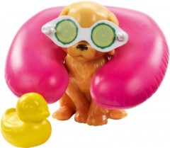 Mattel Barbie Wellness Spa Puppe und Spielset mit Hundchen und 9 Zubehorteilen Кукла Barbie Wellness Spa и игровой набор со щенком и 9 аксессуарами