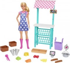 Mattel Barbie Spass auf dem Bauernhof? Bauernmarkt Spielset Барби развлекается на ферме? Игровой набор &amp;quot;Фермерский рынок&amp;quot;