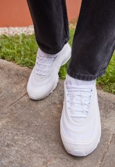 Nike Sportswear AIR MAX 97 Sneaker low white/wolf grey/black AIR MAX 97 низкие кроссовки женские белый/волчий серый/черный