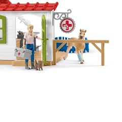 Schleich Schleich Farm World 42502 Tierarzt-Praxis mit Haustieren Schleich Farm World 42502 ветеринарная практика с домашними животными