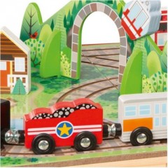 Melissa  Doug Holzeisenbahn zum Mitnehmen Деревянный поезд на вынос