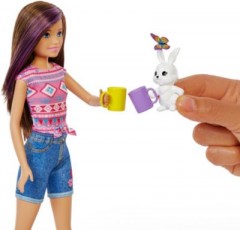 Mattel Barbie Barbie im Doppelpack Spielset mit Skipper Puppe und Haschen  Zubehor Игровой набор Barbie Barbie Twin Pack с куклой Шкипер и аксессуарами в виде кролика