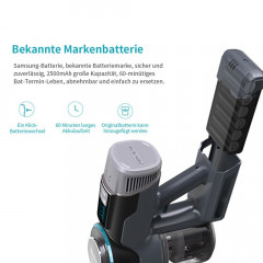 Redkey Redkey Akku-Handstaubsauger F10, 400,00 W, Ohne Tasche, 23000Pa Hohe Saugleistung,bis zu 60 Min, Faltbarer Handstaubsauger  Беспроводной ручной пылесос Redkey F10, 400,00 Вт, без мешка, высокая мощность всасывания 23000 Па, до 60 минут, складной ру