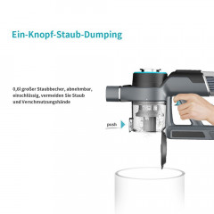 Redkey Redkey Akku-Handstaubsauger F10, 400,00 W, Ohne Tasche, 23000Pa Hohe Saugleistung,bis zu 60 Min, Faltbarer Handstaubsauger  Беспроводной ручной пылесос Redkey F10, 400,00 Вт, без мешка, высокая мощность всасывания 23000 Па, до 60 минут, складной ру