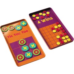 Game Factory Magnetic TicTacToe  4 Gewinnt Магнитные крестики-нолики Match 4