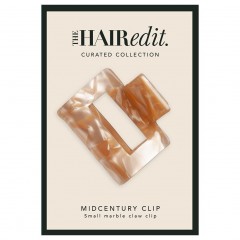 The Hair Edit Midcentury Claw Clip – Latte Marble  Зажим для когтей середины века Latte Marble