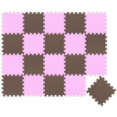 LittleTom Puzzlematte Uni Pink Braun 20 Teile Коврик-пазл Uni Pink Brown 20 деталей