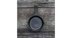 Lodge Lodge Mini Bratpfanne LMS3 mit Stiel schwarz, O 8,9cm  schwarz Мини-сковорода Lodge LMS3 с черной ручкой, O 8,9см