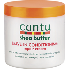 Cantu Shea Butter Leave In Conditioning repair cream Haarkur 453 g, Канту Несмываемый крем-кондиционер c маслом Ши (Карите) для увлажнения и лечения ломких сухих волос, 453г