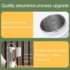 farfi farfi Wasserkocher Tragbarer elektrischer Wasserkocher mit Temperaturvoreinstellung, Auslaufsicher,Temperaturvoreinstellung,Automatische Abschaltung  Чайник Farfi Портативный электрический чайник с заданной температурой, герметичный, с заданной темп