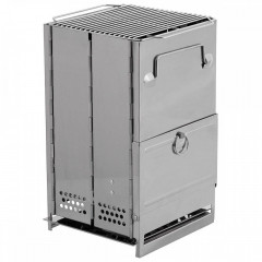 FoxOutdoor FoxOutdoor Feuerstelle 33691C Raketenofen mittel silber  FoxOutdoor костровая яма 33691C ракетная печь средняя серебристая