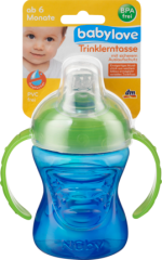 babylove Trinklerntasse, blau / grün Чашка для питья, 240 мл