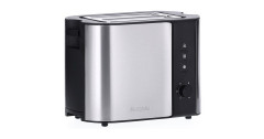Severin Severin Automatik-Toaster AT 2589 edelstahl/schwarz, 800 Watt, fur 2 Scheiben Toast  edelstahl/schwarz Автоматический тостер Severin AT 2589 нержавеющая сталь/черный, 800 Вт, на 2 ломтика тостов