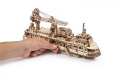 UGEARS Modellbausatz FORSCHUNGSSCHIFF Комплект моделей ИССЛЕДОВАТЕЛЬСКИЙ КОРАБЛЬ