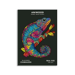 ANIWOOD Holz-Puzzle Chamaleon M (150 Teile) Пазл деревянный Хамелеон М (150 деталей)