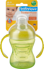 babylove Чашка для питья , зелёная/жёлтая	b, 240 мл