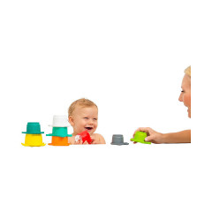 Infantino Badespielzeug Stapelbecher Кубок для игрушек для ванной