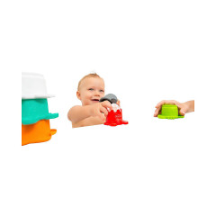 Infantino Badespielzeug Stapelbecher Кубок для игрушек для ванной