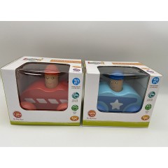 Lelin Holzspielzeug 2 Fahrzeuge mit Soundeffekt Деревянная игрушка 2 машины со звуковым эффектом