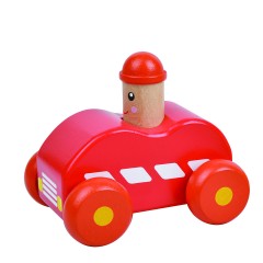 Lelin Holzspielzeug 2 Fahrzeuge mit Soundeffekt Деревянная игрушка 2 машины со звуковым эффектом