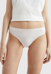 Tommy Hilfiger 3 PACK LOGO WAISTBAND  Briefs pink feather white desert sky НАБОР 3 ПОЯСОВ С ЛОГОТИПОМ Трусы розовое перо белое небо пустыни