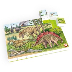 Hubelino Puzzle 410191 Welt der Dinosaurier (35-teilig) Пазл 410191 Мир динозавров (35 деталей)