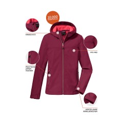 killtec Soft Shell Jacke KOW 194 GRLS SFTSHLL JCKT Softshelljacken Куртка софтшелл KOW 194 GRLS SFTSHLL JCKT куртки софтшелл