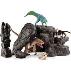 Schleich Schleich Dinosaurier 41461 Dinoset mit Hohle Schleich Dinosaur 41461 Динозавр с полым