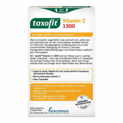 taxofit Vitamin C 1300 Tabletten 30St, Таксофит Витамин С 1300мг, 30шт