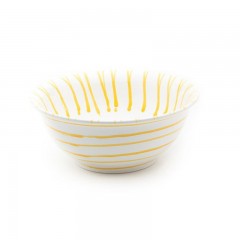Gmundner Keramik Gmundner Keramik Gelbgeflammt Salatschussel d: 26 cm / 2,0 L Салатница Gmundner керамическая с желтым пламенем d: 26 см / 2,0 л