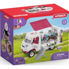 Schleich Schleich Horse Club 42439 Mobile Tierarztin mit Hannoveraner Fohlen Schleich Horse Club 42439 Мобильный ветеринар с ганноверским жеребенком