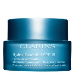 Clarins (Кларанс) Hydra-Essentiel SPF 15 Creme desalterante - Peaux normales _ s_ches Gesichtscreme  Hydra-Essentiel, 50 мл