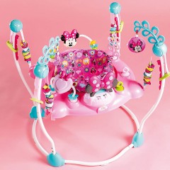 Bright Starts Disney Baby PeekABoo Activity-Hopser Minnie Mouse Детский шезлонг Disney Baby PeekABoo Минни Маус