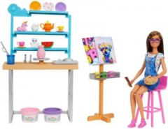 Mattel Barbie Wellness Relax  Create Art Studio mit Puppe Barbie Wellness Relax Create Art Studio с куклой
