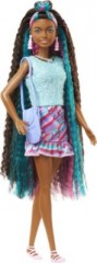 Mattel Barbie Totally Hair Puppe (schwarze Haare) im Schmetterlings-Print Kleid Кукла Barbie Totally Hair (черные волосы) в платье с принтом бабочки