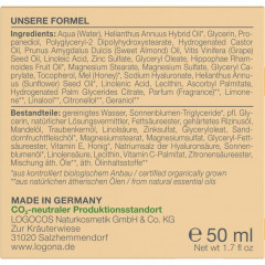 Logona Festigende Tagescreme extra pflegend Укрепляющий дневной крем экстрапитательный