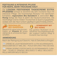 Logona Festigende Tagescreme extra pflegend Укрепляющий дневной крем экстрапитательный