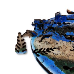 ANIWOOD Holz-Puzzle Die Erde L (200 Teile) Пазл деревянный Земля L (200 деталей)