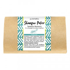 puremetics Shampoo Pulver Teebaum Rosmarin 50g  Шампунь-порошок Чайное дерево Розмарин 50г