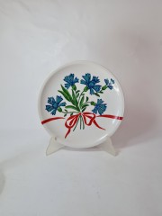 Bauscher Weiden Bavaria Винтажная тарелка &quot;Васильки&quot;, 24 см, Германия, 1960-70гг.